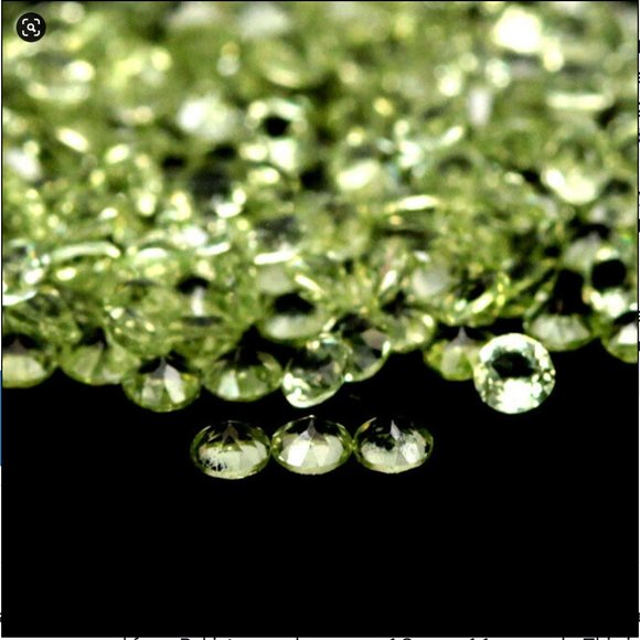 BRILLIANT 5.04ct SET OF MATCHING DIAMOND CUT PERIDOT!!! - Picture 3 of 3